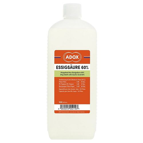 ADOX Essigsäure 60%ig, 1 Liter