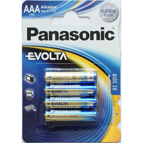 PANASONIC Evolta Micro 2400/LR03/AAA Alkaline 1,5 Volt 4 Stück
