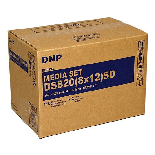 DNP Mediaset für DS 820 Drucker 20x30cm (8x12inch) SD für 2x 110 Prints