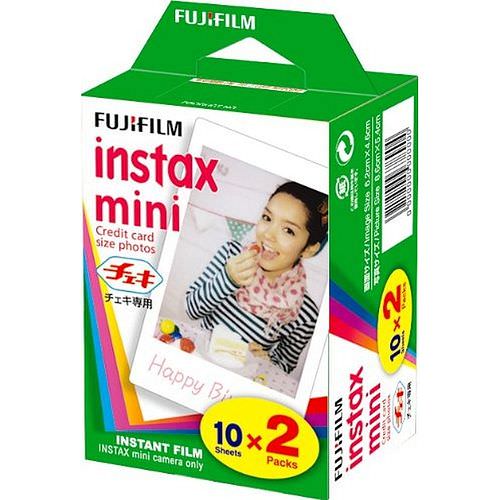 FUJI Instax Mini Color-Film Doppelpack 2x 10 Aufnahmen