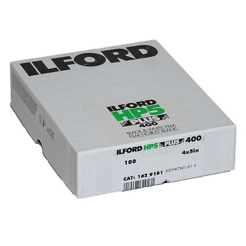 ILFORD HP5 Plus 400 Schwarzweißfilm, 4x5inch / 10,2x12,7cm, 100 Blatt