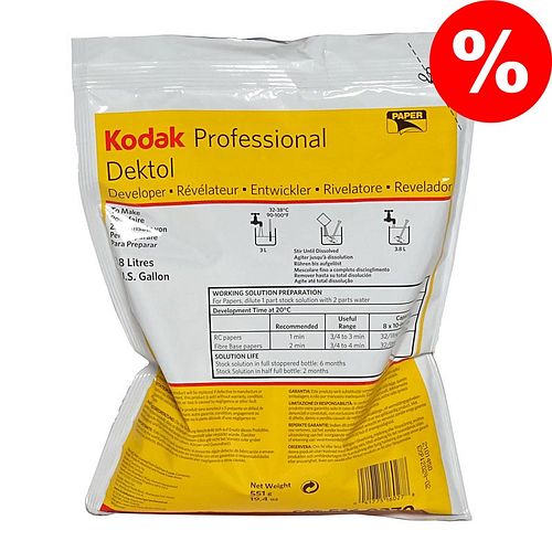KODAK Dektol Papier-Entwickler-Pulver für 3,8 Liter