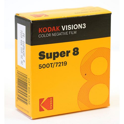 KODAK Vision3 500T 7219 Super 8, 8mm x 15m