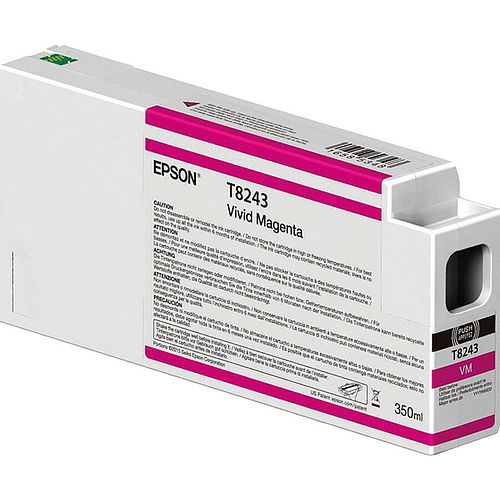 EPSON T8243-P6/7/8/9000 Ultrachrome HD/HDX Vivid Magenta 350 ml 08/2019 MHD