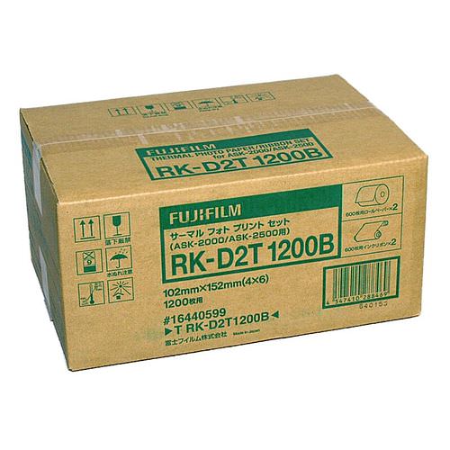 FUJI RK-D2T 1200B Fotopapier 10x15 cm für 2x600 Prints für ASK-2000/2500 