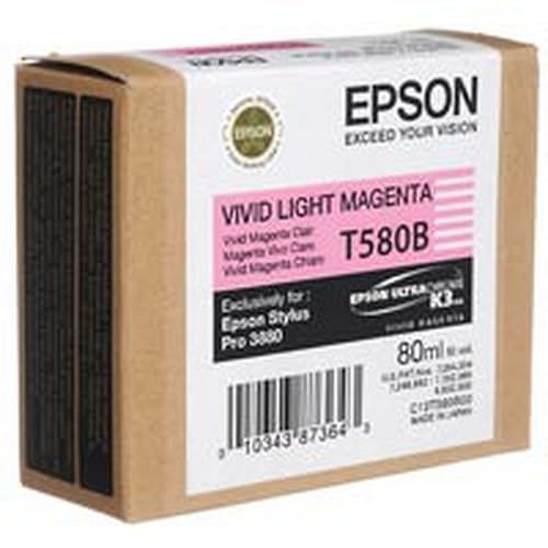 EPSON T580B Tintenpatrone vivid light magenta 80ml für Stylus Pro 3880