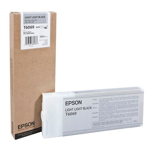 EPSON T6069 Tintenpatrone light light schwarz 220ml für Stylus Pro 4800/4880