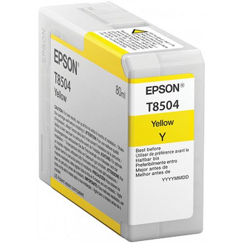 EPSON T8504 Tintenpatrone yellow 80ml für P800