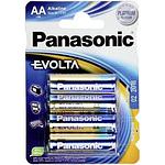 PANASONIC Evolta Mignon 1500/LR6/AA Alkaline 1,5 Volt 4 Stück