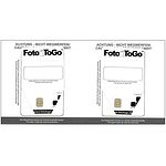 FotoToGo 2 Stück codierte Papierkarten für DNP-Drucker DS40 FotoToGo 10x15