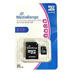 MEDIARANGE Secure Digital microSDHC 8GB Class 10 mit Adapter
