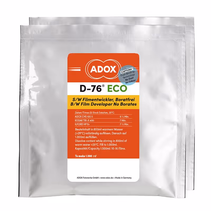 ADOX D-76 ECO SW-Filmentwickler Pulver für 1 Liter