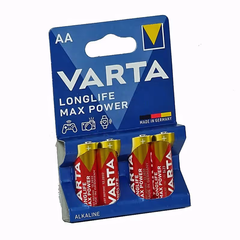 VARTA 4706 Mignon Longlife Max Power AA MN 1500 Alkaline 1,5 Volt 4 Stück