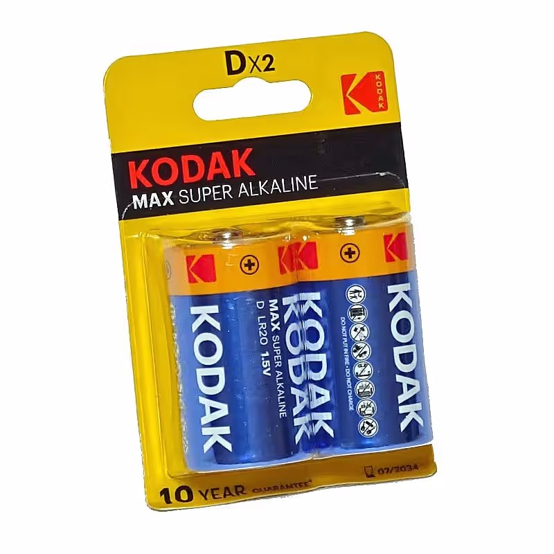 KODAK Mono KD-2 / LR20 Alkaline Max 1,5 Volt 2 Stück