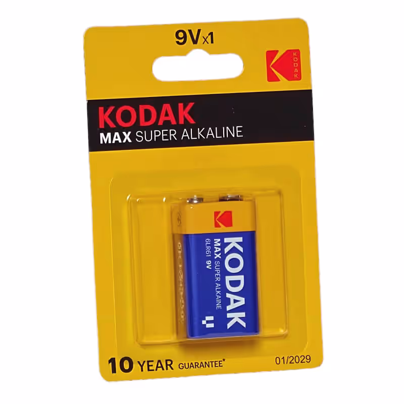 KODAK K9V 6LR61 Max Alkaline 9 Volt 1 Stück