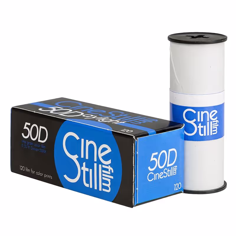 CINESTILL Xpro 50 Daylight Negativ-Farbfilm, 120 Rollfilm