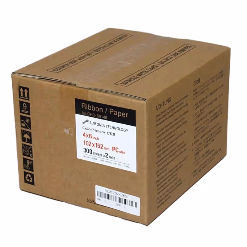 SINFONIA 10x15cm (4x6inch) für CS2, 2 Rollen für 600 Bilder