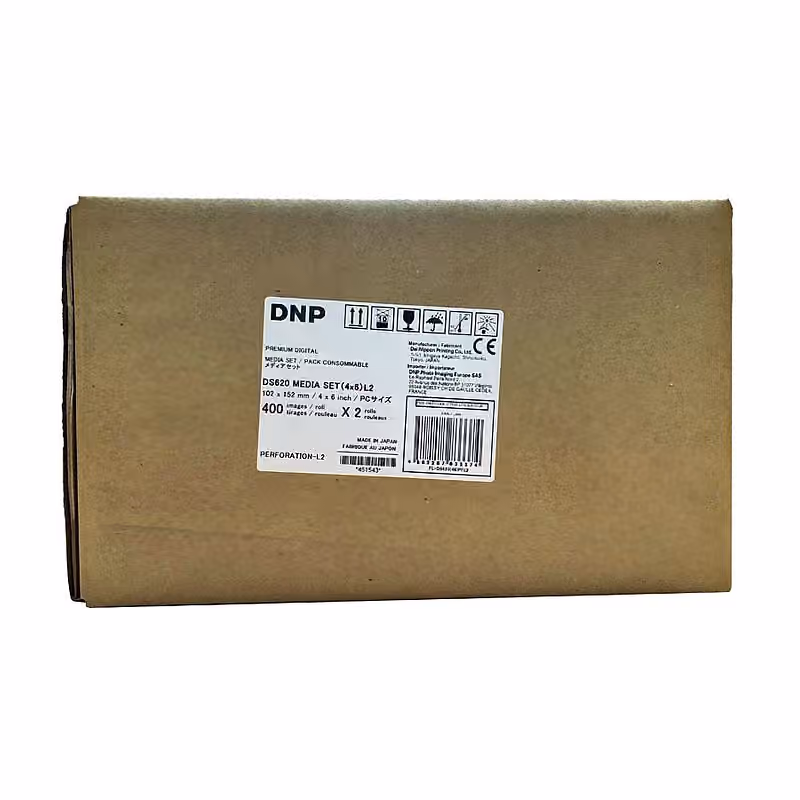 DNP Mediaset perforiert 4x4 für DS 620 Drucker 10x15cm (4x6inch) für 800 Bilder
