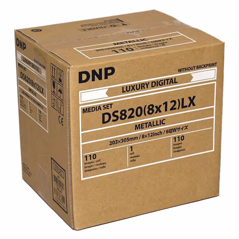 DNP Mediaset METALLIC für DS 820 Drucker 20x30cm (8x12inch) für 110 Prints