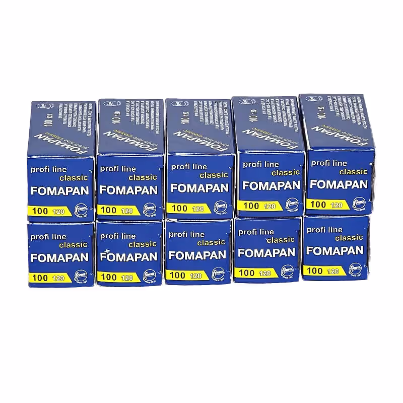 FOMA Fomapan Classic 100 Schwarzweißfilm, 120, 10 Stück