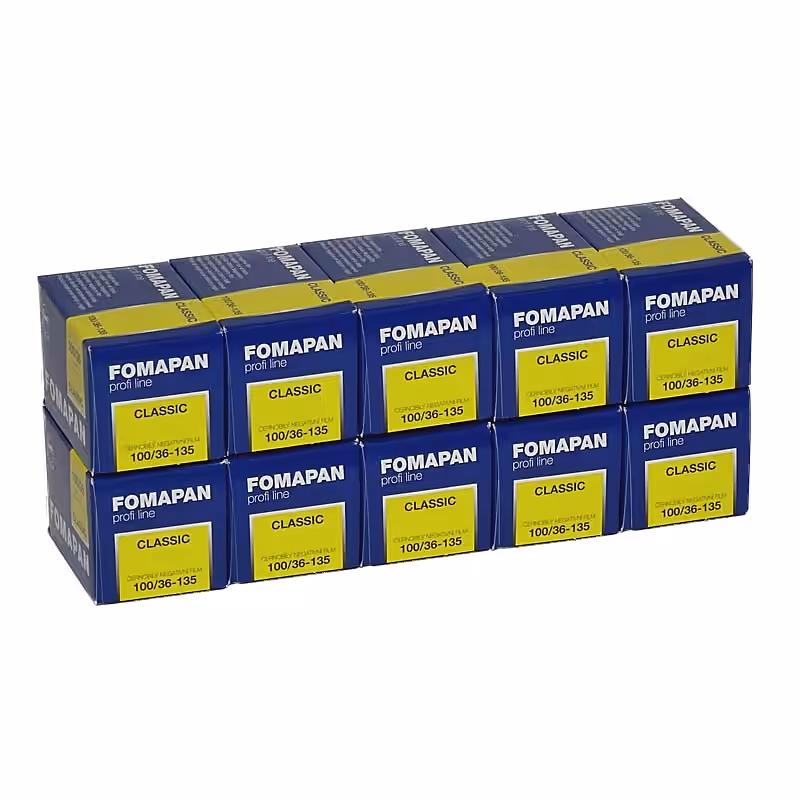 FOMA Fomapan Classic 100 Schwarzweißfilm, 135-36, 10 Stück