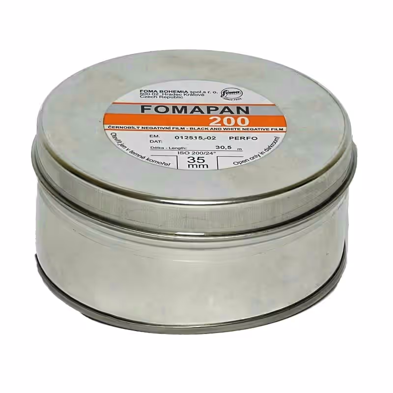 FOMA Fomapan 200 Schwarzweißfilm, 35mm x 30,5m