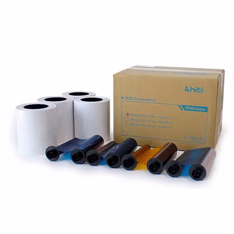 HITI Fotopapier / Thermopapier G2.2 13x18 (5x7inch) für HiTi P510 K/L/S, 4x 190 Blatt