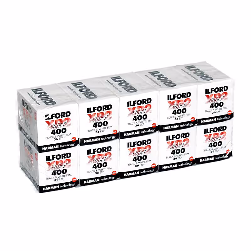 ILFORD XP2 Super 400 Schwarzweißfilm, 135-36, 10 Stück