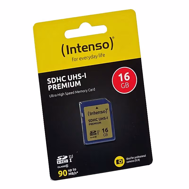 INTENSO Secure Digital HC 16 GB Class 10 UHS-I Premium