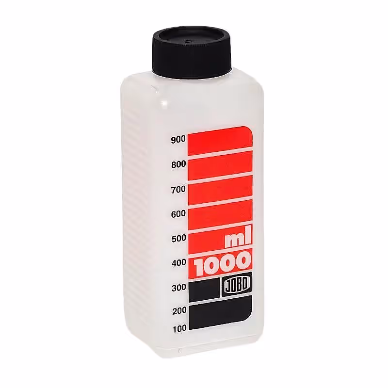 JOBO Skalenflasche 1000 ml weiß