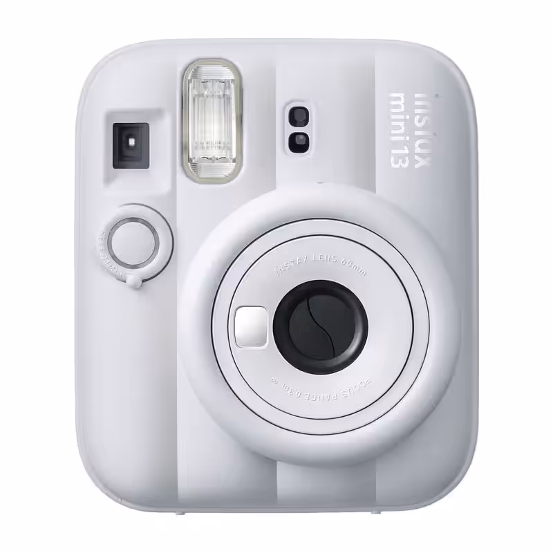 FUJI Instax Mini 13, Sofortbild-Kamera Clay White