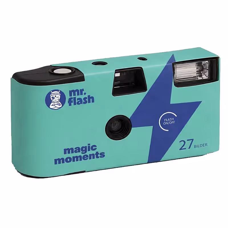 Mr. Flash Einwegkamera magic moments 400 ASA 27 Bilder