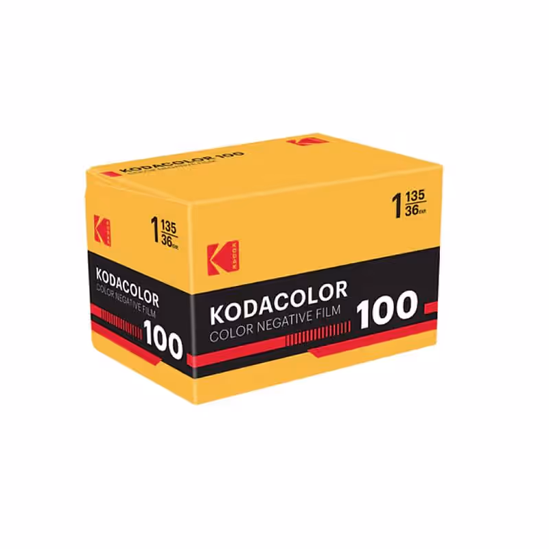 KODAK Kodacolor 100 Negativ-Farbfilm, 135-36 <span style="color: #d61717; font-weight: bold;">NEU