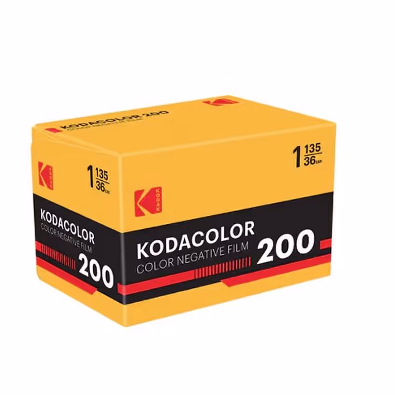 KODAK Kodacolor 200 Negativ-Farbfilm, 135-36 <span style="color: #d61717; font-weight: bold;">NEU