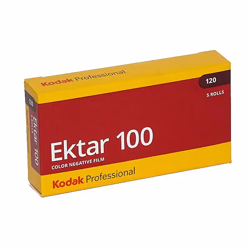 KODAK Ektar 100 Negativ-Farbfilm, Professional 120 Rollfilm 5 Stück