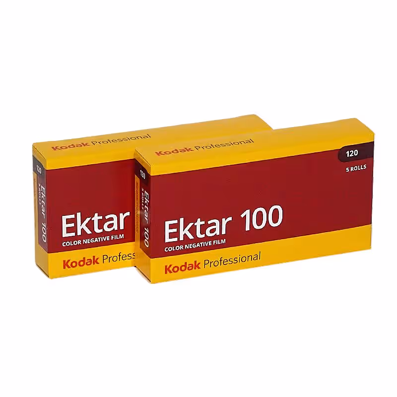 KODAK Ektar 100 Professional Negativ-Farbfilm, 120 Rollfilm, 2x 5 Stück