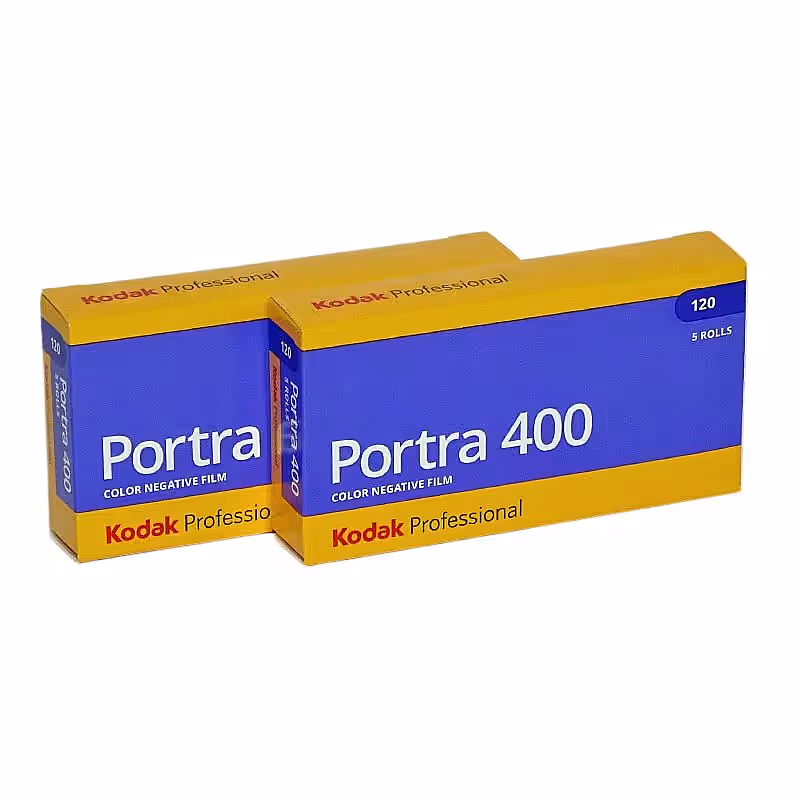 KODAK Portra 400 Negativ-Farbfilm, 120 Rollfilm, 2x 5 Stück