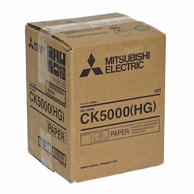 MITSUBISHI CK 5000HG Papier 20x30cm für 240 Bilder oder 20x25cm 300 Bilder