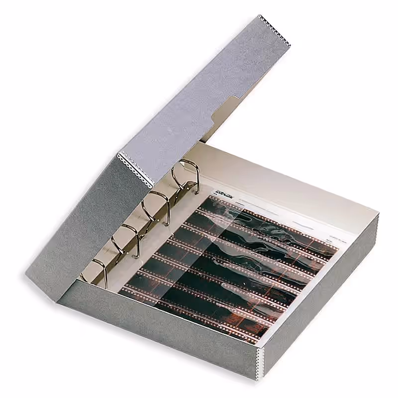 MONOGARD Ordnerkassette grau, 4-Loch-Ringmechanik