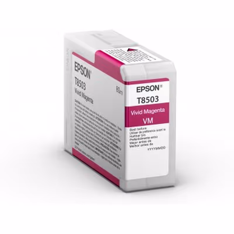 EPSON T8503N Tintenpatrone vivid magenta 80ml für P800